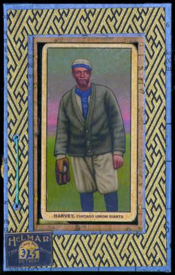 Picture, Helmar Brewing, T206-Helmar Card # 325, Lefty Harvey, Cigarette, Chicago Union Giants